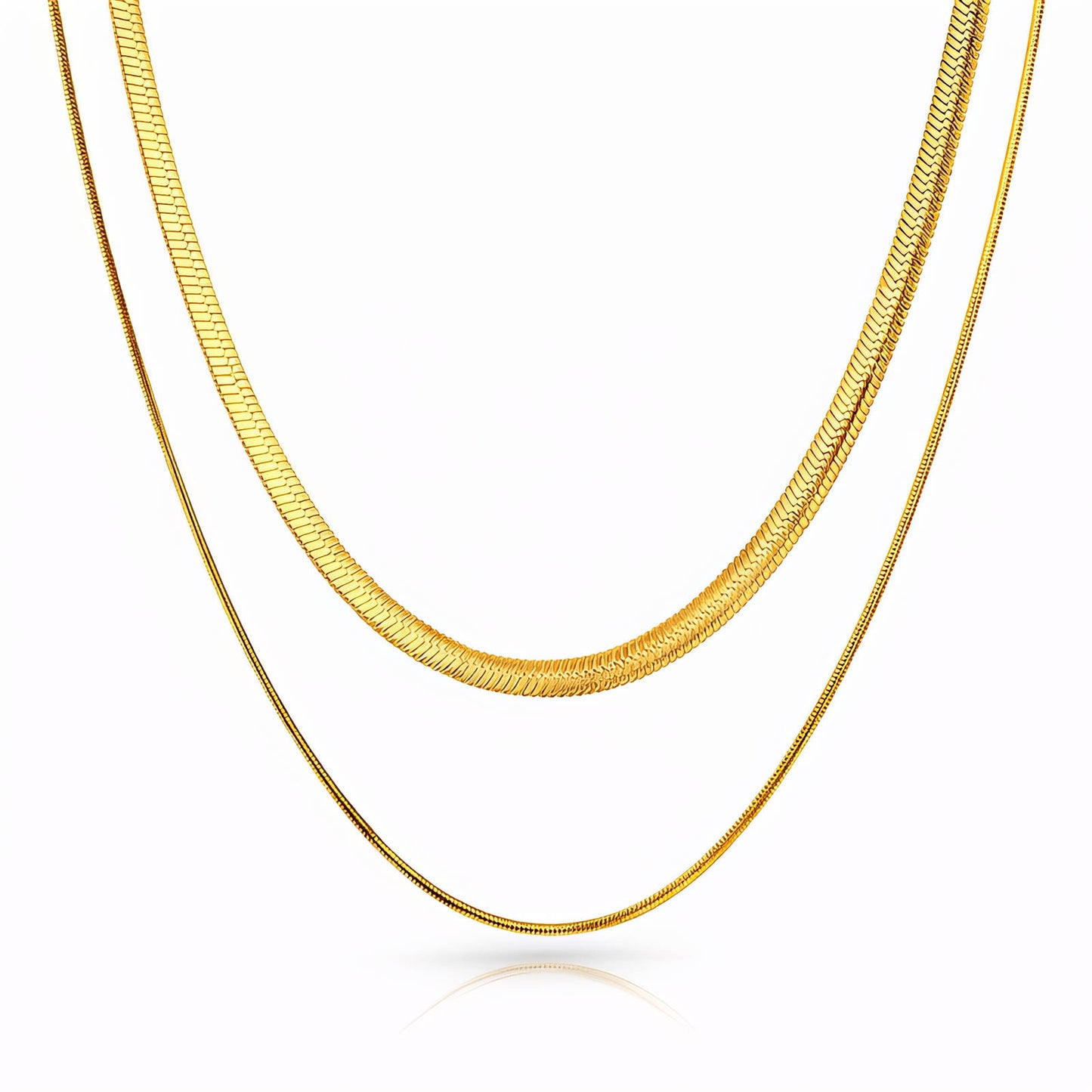 Minimalist Chain Necklace – 18K Gold Plated Waterproof Anti-Tarnish