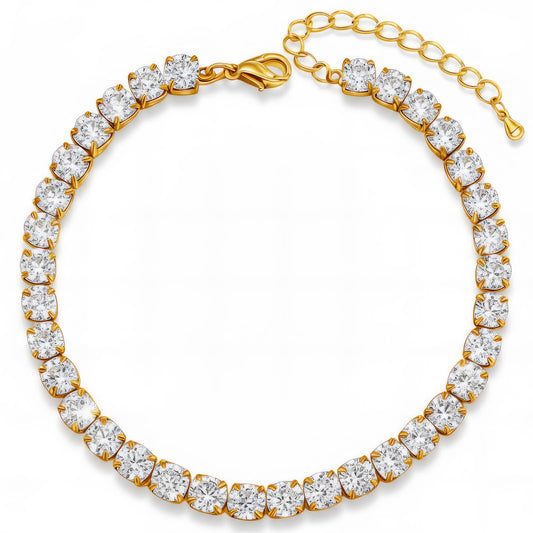 Luxe Tennis Bracelet | 18K Gold Plated Waterproof